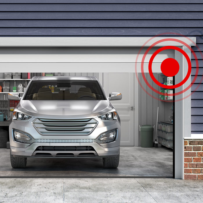 PROTECT THE BELONGINGS IN YOUR GARAGE BY INSTALLING THE SENSOR ON YOUR GARAGE DOORS
